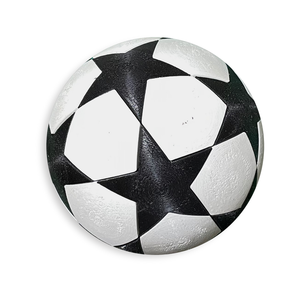 Puzzle esférico 3D CHL de 7,5 cm en blanco + negro, sin fondo