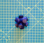 Puzzle esférico 3D KNM de 5 cm en negro, armado