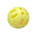 Puzzle esférico 3D ORT mini de 5 cm en amarillo flúor, sin fondo