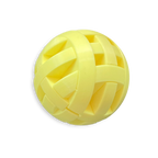 Puzzle esférico 3D ORT mini de 5 cm en amarillo flúor, sin fondo