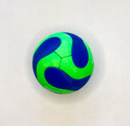 Puzzle esférico 3D TGS de 7,5 cm en azul + verde flúor, armado