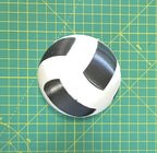 Puzzle esférico 3D TRQ de 7,5 cm en blanco + negro, armado